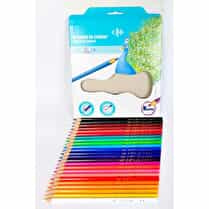 Carrefour, Crayons de couleur x24