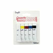 Simpl, Gouache 8 ml couleurs primaires