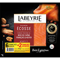 Labeyrie, Saumon fumé Ecosse - 6 tranches + 2 offertes soit 240 g