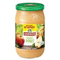 Andros, Dessert aux fruits Pomme poire - Pot 750 g