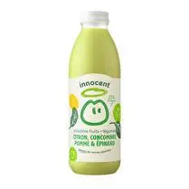 Innocent, Smoothie fruits & légumes citron concombre pomme & épinard