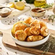 Votre boucher propose, Produit élaboré : Pommes de terre du rotisseur