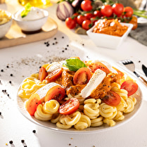 Fabriqué dans nos ateliers, Bol de pâtes pesto rosso