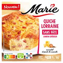 Marie, Quiche lorraine sans pâte
