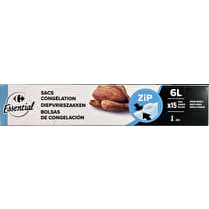 Carrefour, Sacs de congélation zip 6l