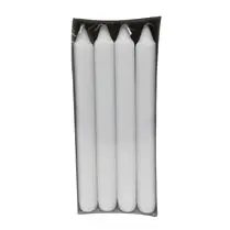 SIMPL.., Bougies de ménage 19/180 blanc x8