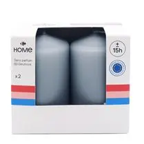 Carrefour, Bougies pilier gris x2