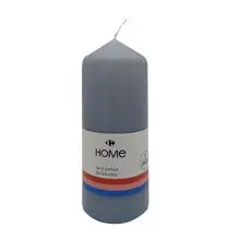 Carrefour, Bougie pilier d68h170 gris