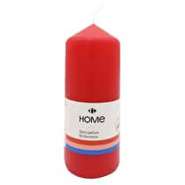 Carrefour, Bougie Cylindre 68/170 Rouge