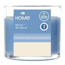 Carrefour, Bougie Parfumée en Verre Monoï