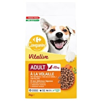 Carrefour, Croquettes chiens Poulet légumes