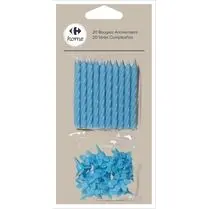 Carrefour, Bougie anniversaire classic, bleues