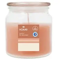 Carrefour, Bougie jarre ambre/terracotta
