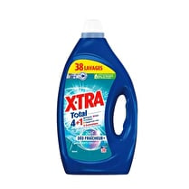 X-tra, Lessive liquide fraîcheur total 4+1 déo Fraîcheur+ anti-odeurs givré