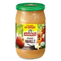 Andros, Compote Pomme vanille