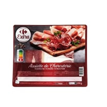 Carrefour, Assiette de charcuterie assorties