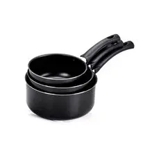 Simpl, Lot de 3 casseroles 16/18/20cm anti-adhérent  tous deux sauf induction