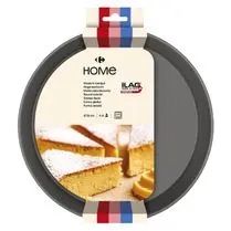 Carrefour, Moule à clafoutis acier anti-adhérent rond 26cm