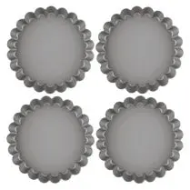 Carrefour, Moules à tartelettes diamètre 11cm acier anti-adhérent