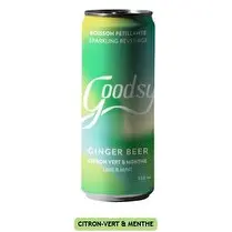 Goodsy kombucha, Ginger beer citron vert & menthe