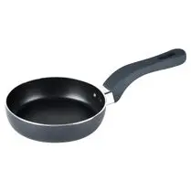 Carrefour, Mini-poêle 14cm aluminium gris  tous deux dont induction
