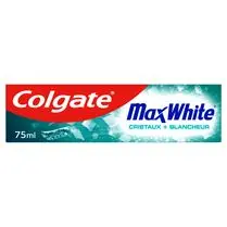 Colgate, Dentifrice  Cristaux blancheur