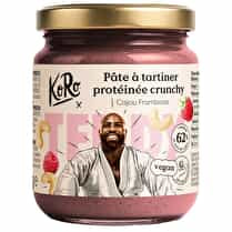 KORO, Pâte à tartiner protéinée Teddy  Cajou framboise