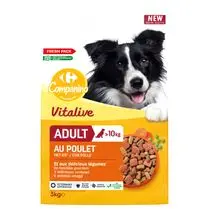 Carrefour, Croquettes chiens Poulet légumes