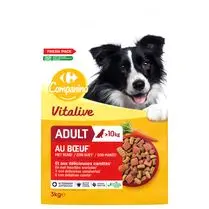 Carrefour, Croquettes chiens Boeuf légumes