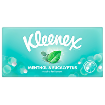Kleenex, Mouchoirs menthol et eucalyptus