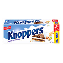 Knoppers, Gaufrettes au lait et noisettes Family pack - x 15