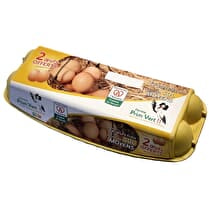 Ferme Prim Vert, 12 oeufs de poules élevées au sol + 2 offerts