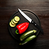 Carrefour, Couteau à steak  noir