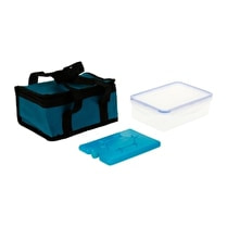 FAVECO, Pack lunch 3 pièces : sac isotherme + accumulateur +boite