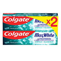 Colgate, Dentifrice  Max white ultra freeze