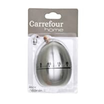 Carrefour, Minuteur oeuf mécanique inox