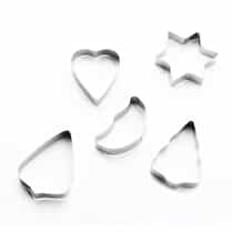 Carrefour, Set de 5 emporte pièces inox