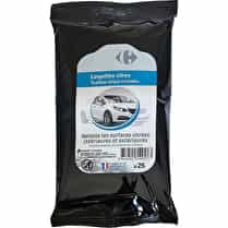 Carrefour, Lingettes vitres x25 pour les surfaces vitrées