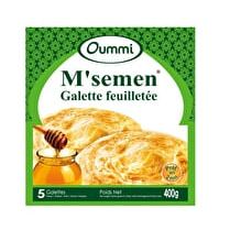 OUMMI, Galettes feuilletées M'Semen - x5