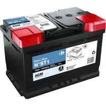 Carrefour, Batterie auto 70Ah 720A 12 volts Start & Stop N°ST1