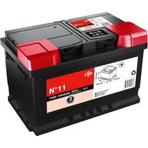 Carrefour, Batterie auto 70Ah - 640A 12 volts N°11