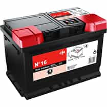 Carrefour, Batterie auto 70Ah - 640A 12 volts N°16