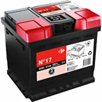 Carrefour, Batterie auto 52Ah - 470A 12 volts N°17