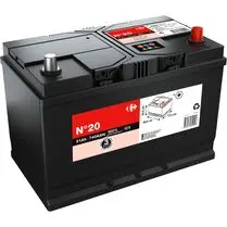 Carrefour, Batterie auto 91Ah - 740A 12 volts N°20
