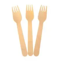 Carrefour, Fourchettes en bois 157mm x20