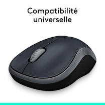 LOGITECH, Souris sans fil grise M185