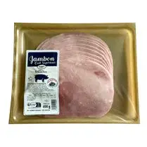 GOURMETS DE L' ARTOIS, Jambon cuit Supérieur, dégraissé, découenné - 8 tranches