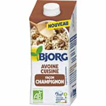 Bjorg, Avoine cuisine champignons bio
