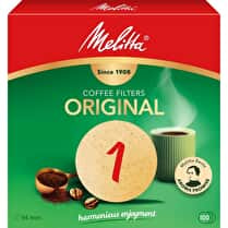 Melitta, Filtre café rond brun x100