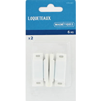 Trefilaction, Loqueteau magnétique 6kg blanc x2